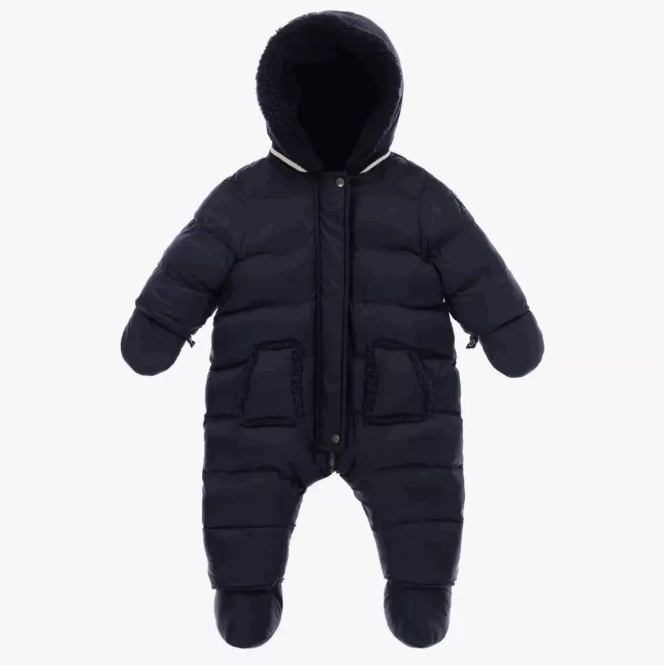Tartine et Chocolat Navy Blue Reversible Baby Snowsuit^ Snowwear