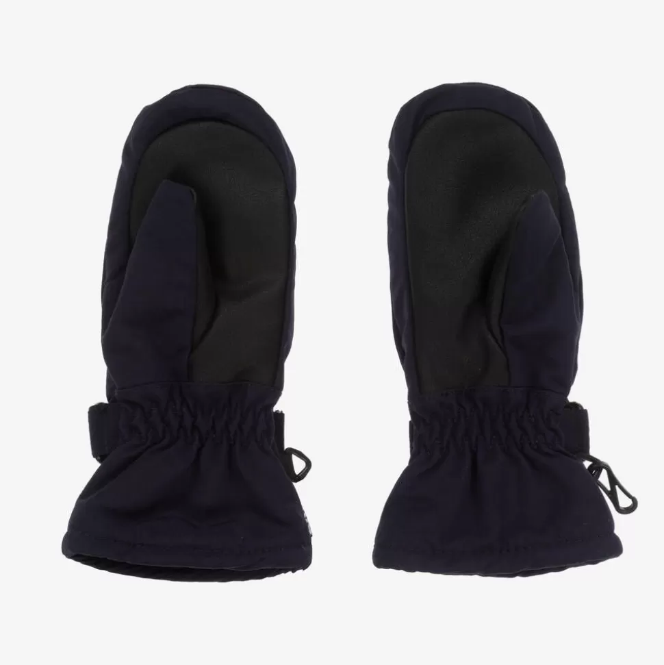 Molo Navy Blue Star Insulated Mittens^BOY Snowwear | Snowwear
