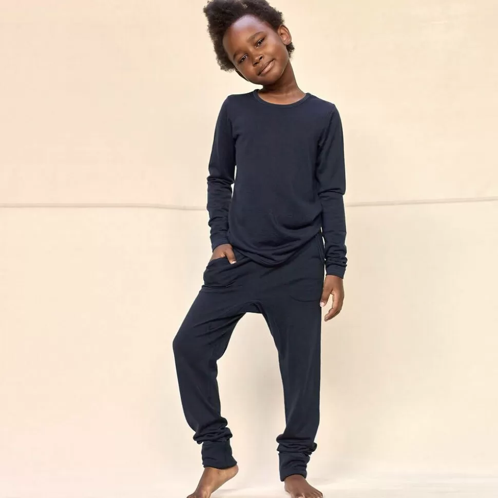 Smalls Merino Navy Blue ZQ Merino Wool Top^ Tops