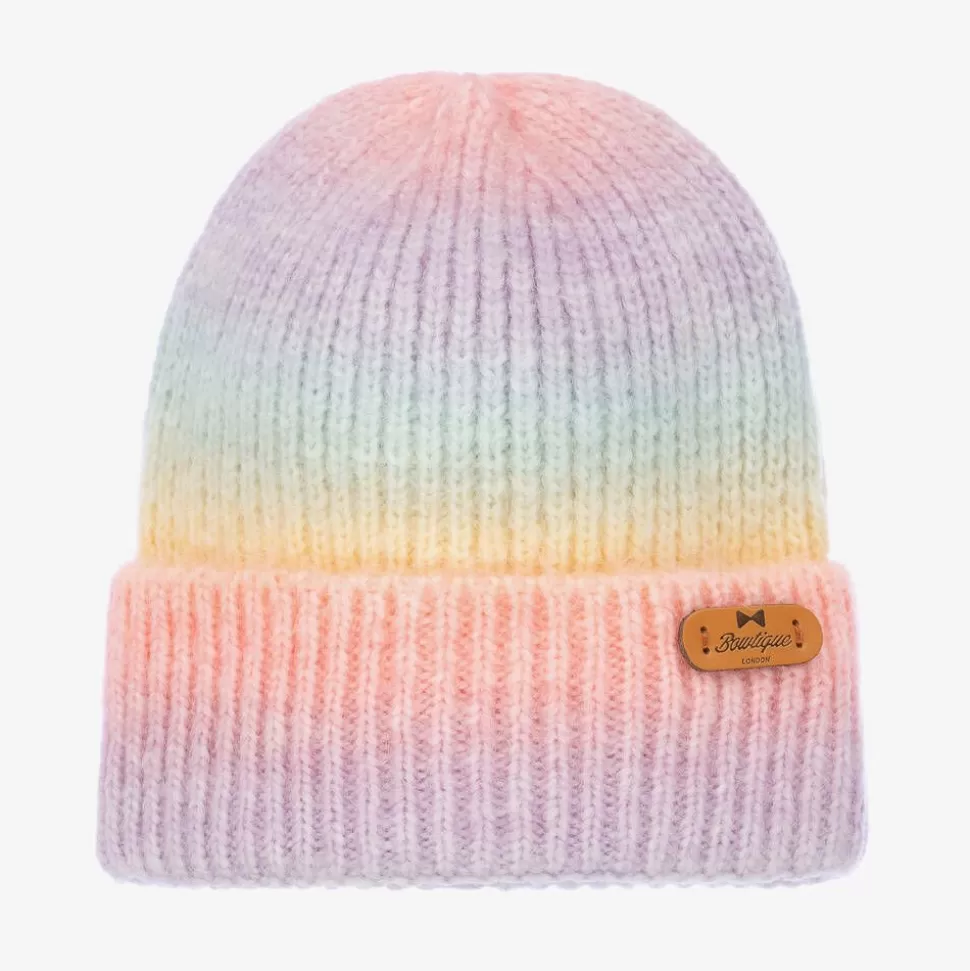 Bowtique London Ombre Rainbow Knit Beanie^ Hats