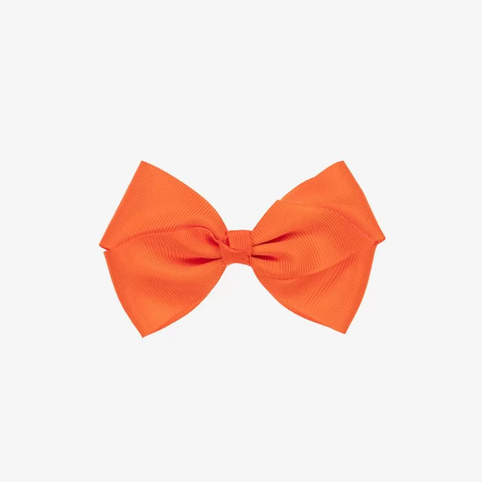 Bowtique London Orange Bow Hair Clip (10cm)^ Hair Accessories
