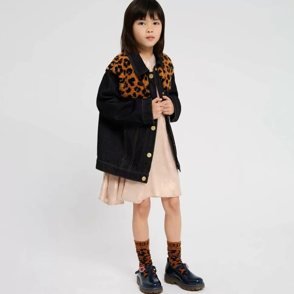 KENZO KIDS Orange Leopard Print Socks^BOY Socks | Socks