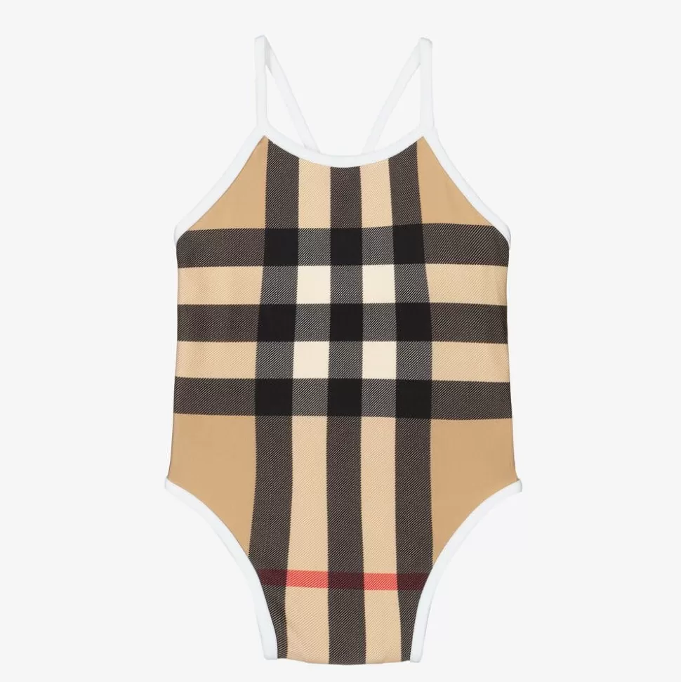 Burberry Oversized Check Baby Swimsuit^ Swimwear