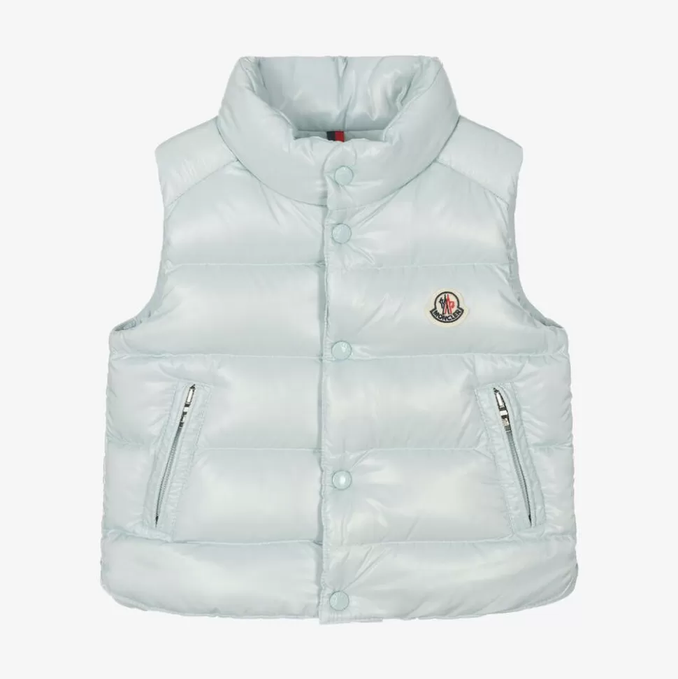 Moncler Enfant Pale Blue Bernard Down Padded Gilet^ Coats & Jackets