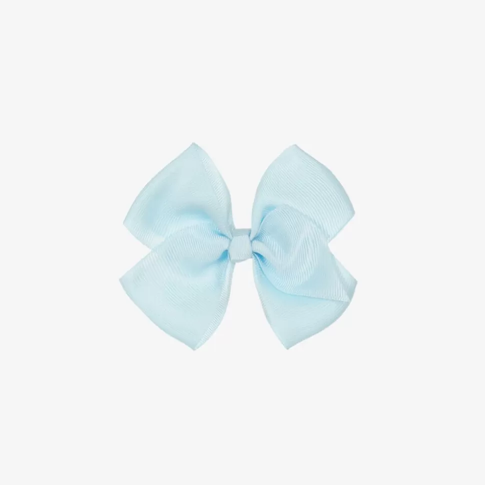 Bowtique London Pale Blue Bow Hair Clip (10cm)^ Hair Accessories