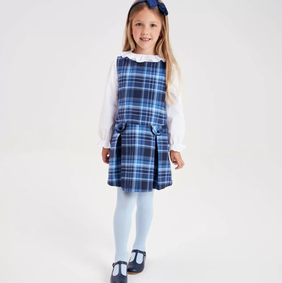 Country Kids Pale Blue Cotton Knitted Tights^ Tights | Tights