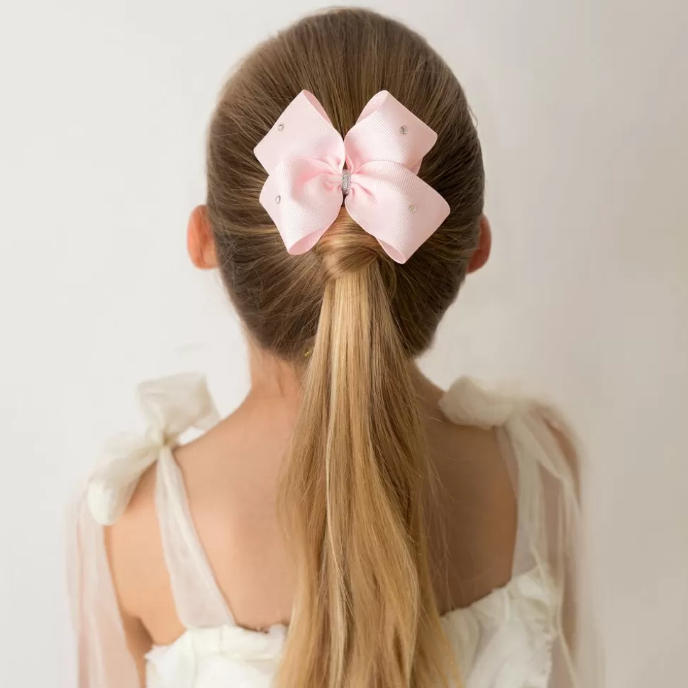 Cute Cute Pale Pink Bow Hair Clip (10cm)^ Hair Accessories
