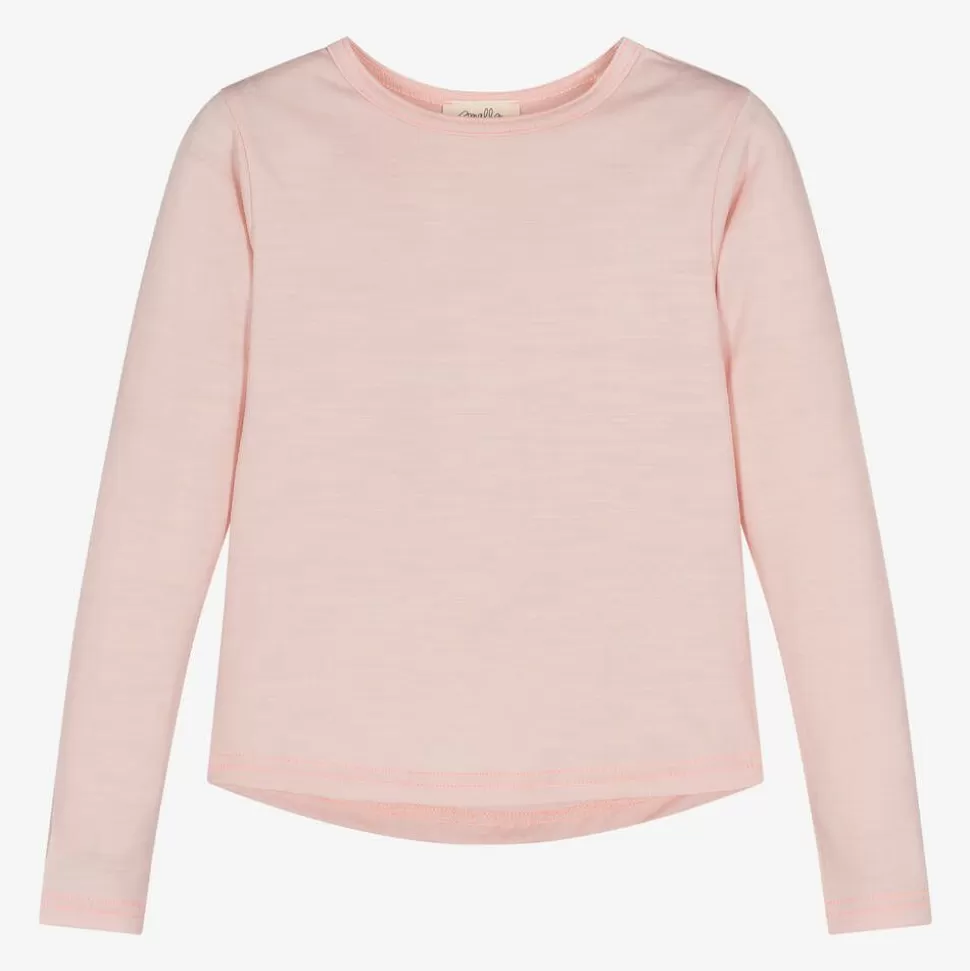 Smalls Merino Pale Pink ZQ Merino Wool Top^ Tops