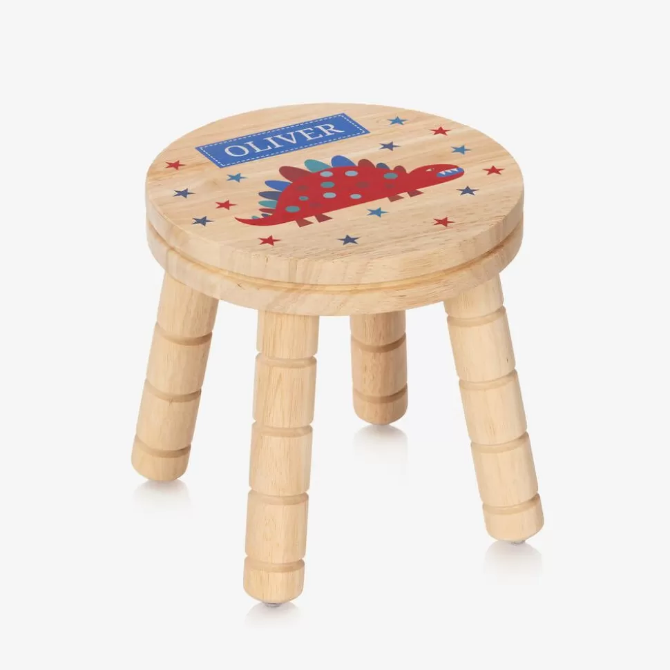 Treat Republic Personalised Wooden Dinosaur Stool^ Gifts | Nursery Accessories
