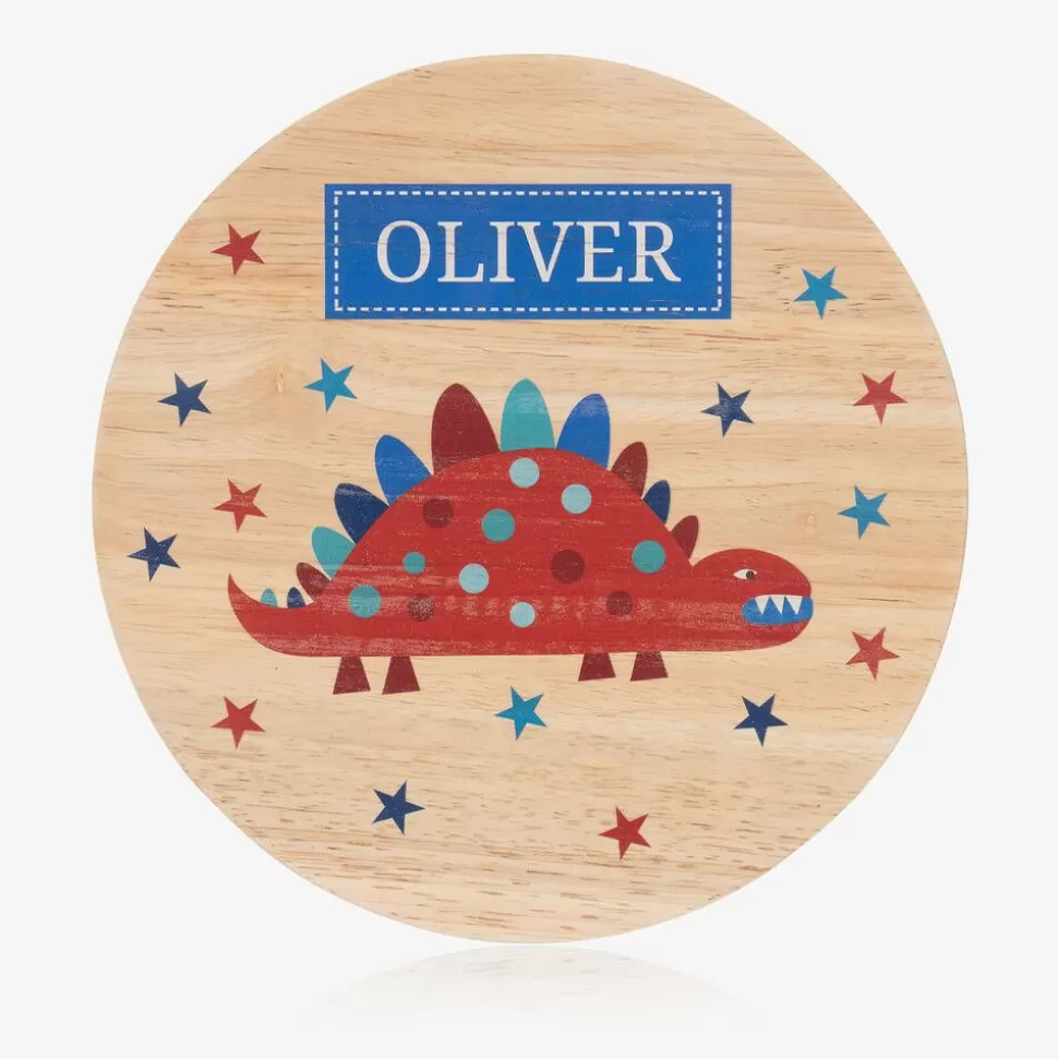 Treat Republic Personalised Wooden Dinosaur Stool^ Gifts | Nursery Accessories