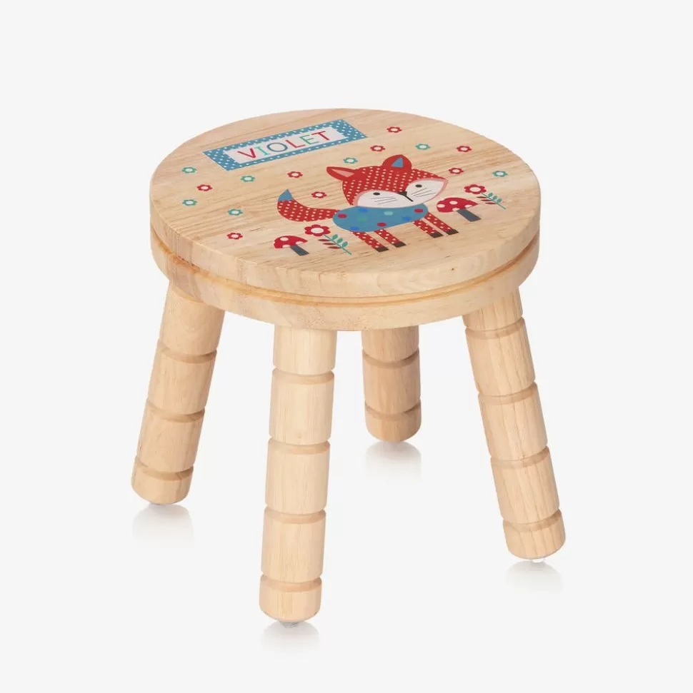 Treat Republic Personalised Wooden Fox Stool^ Gifts | Nursery Accessories