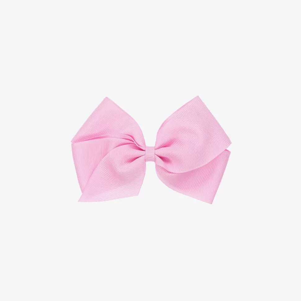 Peach Ribbons Pink Bow Hair Clip (12cm)^ Hair Accessories
