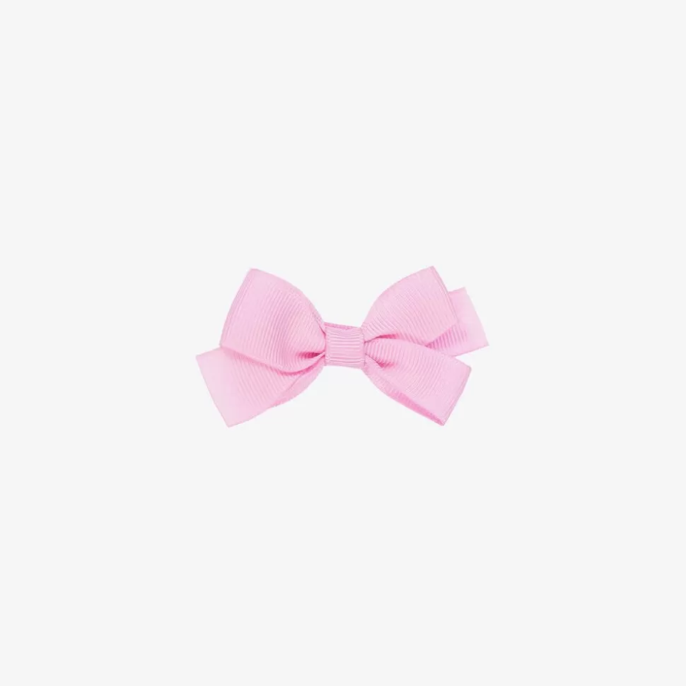 Peach Ribbons Pink Bow Hair Clip (7cm)^ Hair Accessories
