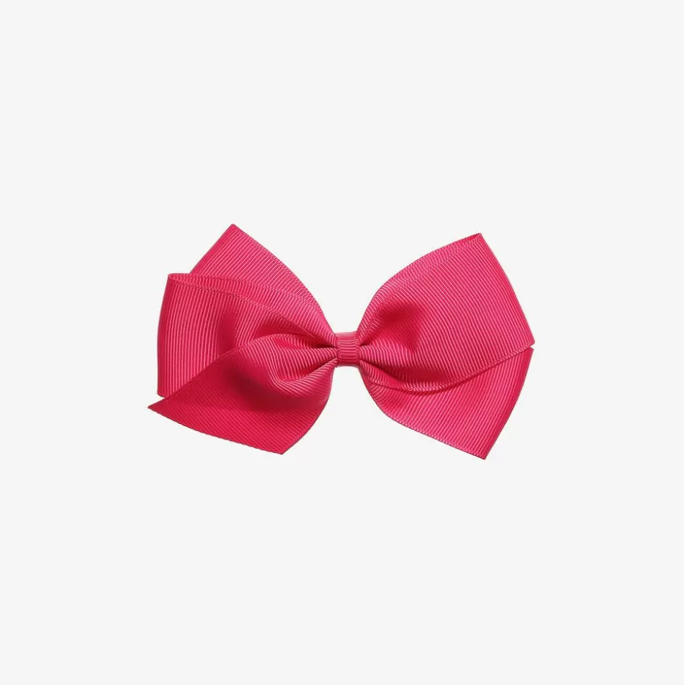 Peach Ribbons Pink Bow Hair Clip (12cm)^ Hair Accessories