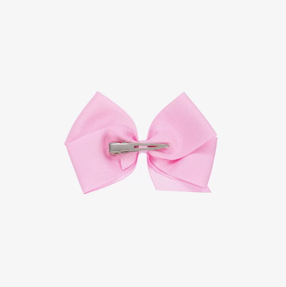 Peach Ribbons Pink Bow Hair Clip (12cm)^ Hair Accessories