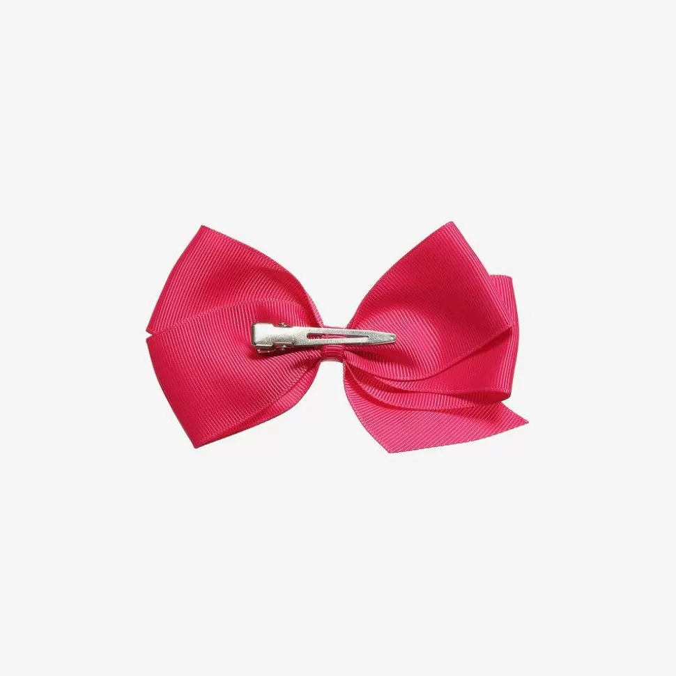 Peach Ribbons Pink Bow Hair Clip (12cm)^ Hair Accessories