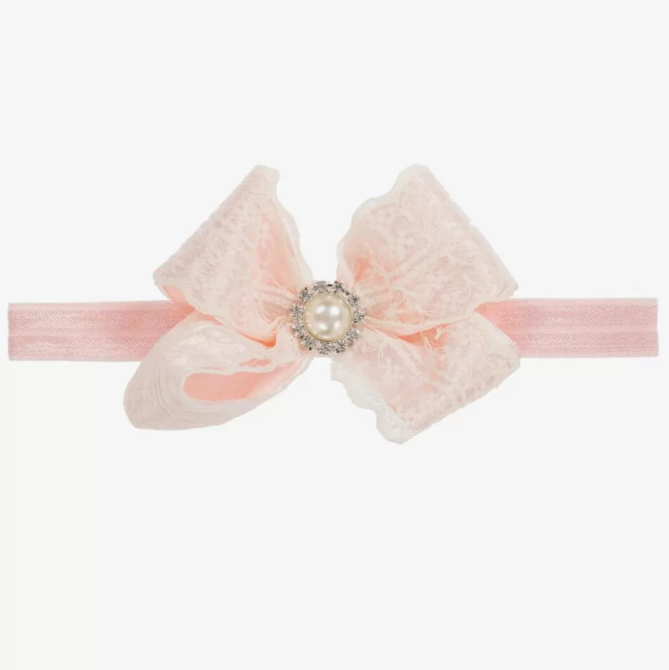Cute Cute Pink Bow Headband (11cm)^ Hair Accessories