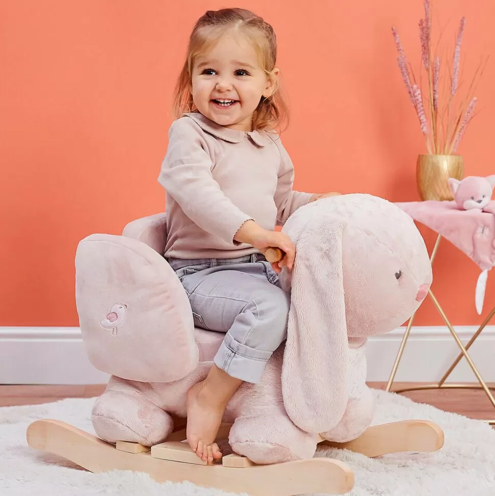 Nattou Pink Bunny Rocking Toy (59cm)^ Gifts