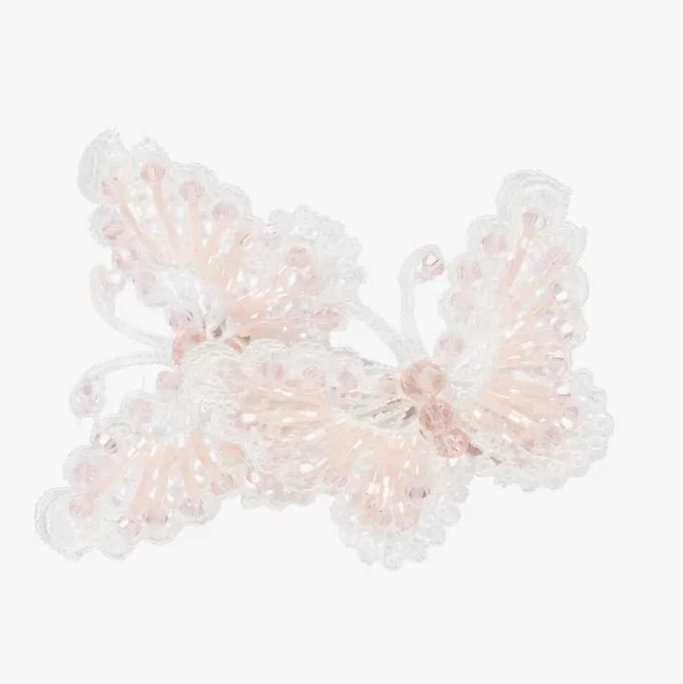 Sienna Likes To Party Pink Butterfly Hairclip (11cm)^ Hair Accessories