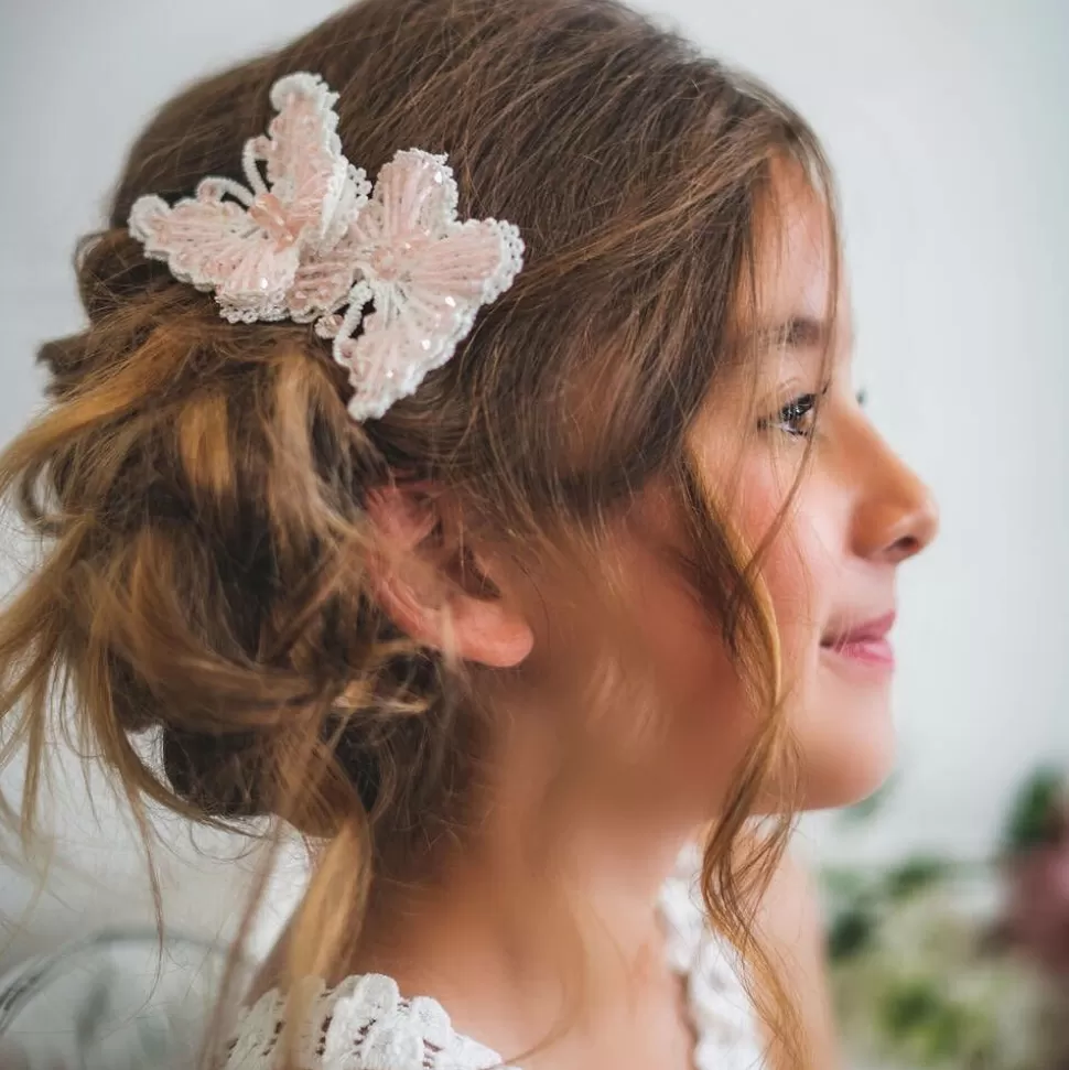 Sienna Likes To Party Pink Butterfly Hairclip (11cm)^ Hair Accessories