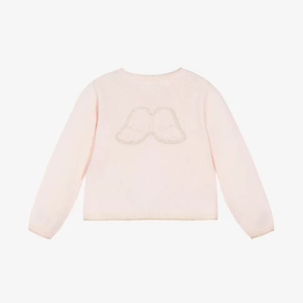 Marie-Chantal Pink Cashmere Angel Wing Cardigan^BOY Tops | Tops