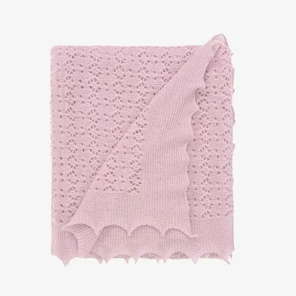 G.H.Hurt amp; Son Pink Cashmere Shawl (122cm)^ Gifts