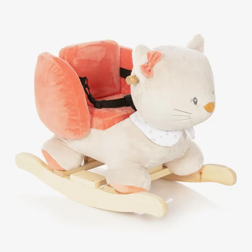 Nattou Pink Cat Rocking Toy (59cm)^ Gifts