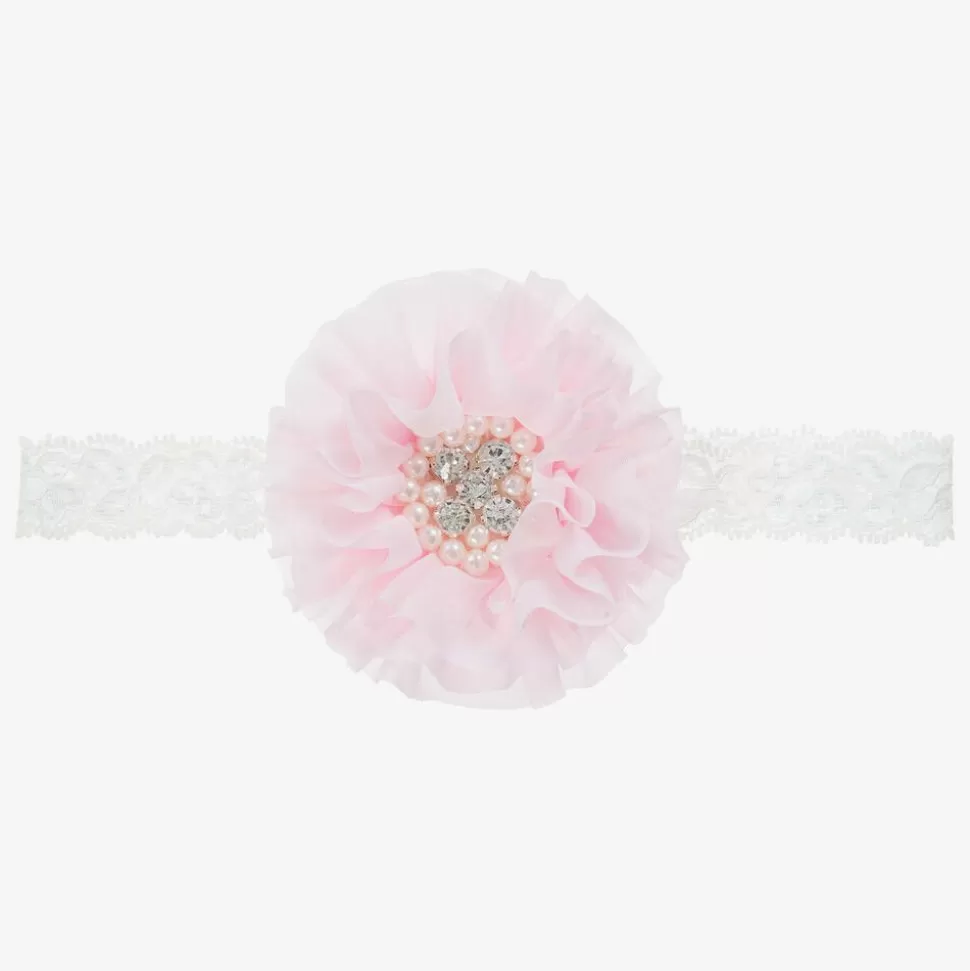 Cute Cute Pink Chiffon Flower Headband^ Hair Accessories