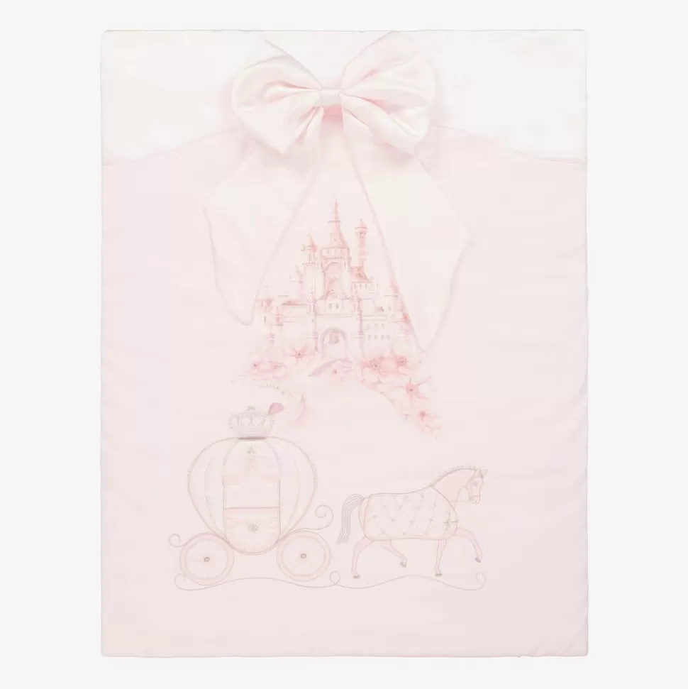 Sofija Pink Cotton Padded Blanket (85cm)^ Gifts | Blankets & Shawls