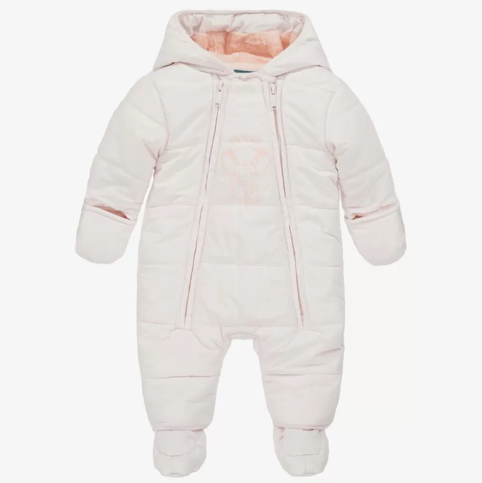 KENZO KIDS Pink Elephant Puffer Baby Snowsuit^ Snowwear