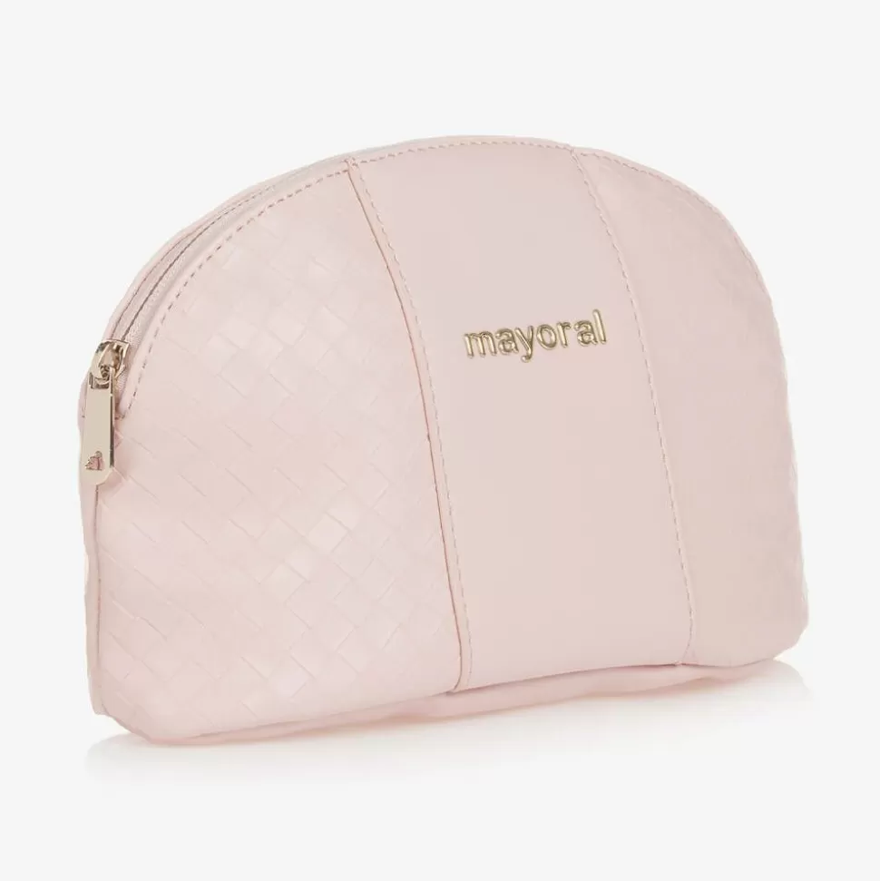 Mayoral Pink Faux Leather Pouch (25cm)^ Gifts