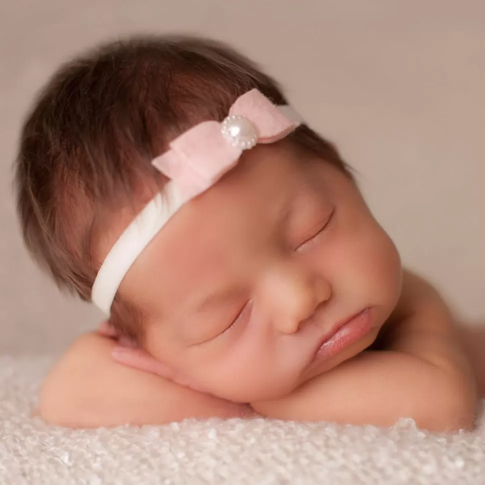Cute Cute Pink Felt Bow Headband^ Hair Accessories