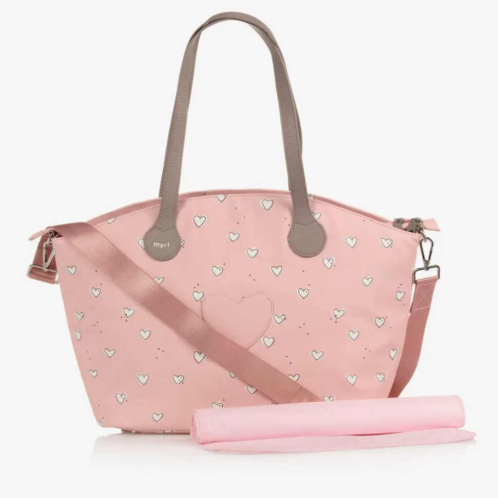 Mayoral Pink Heart Baby Changing Bag (50cm)^ Gifts