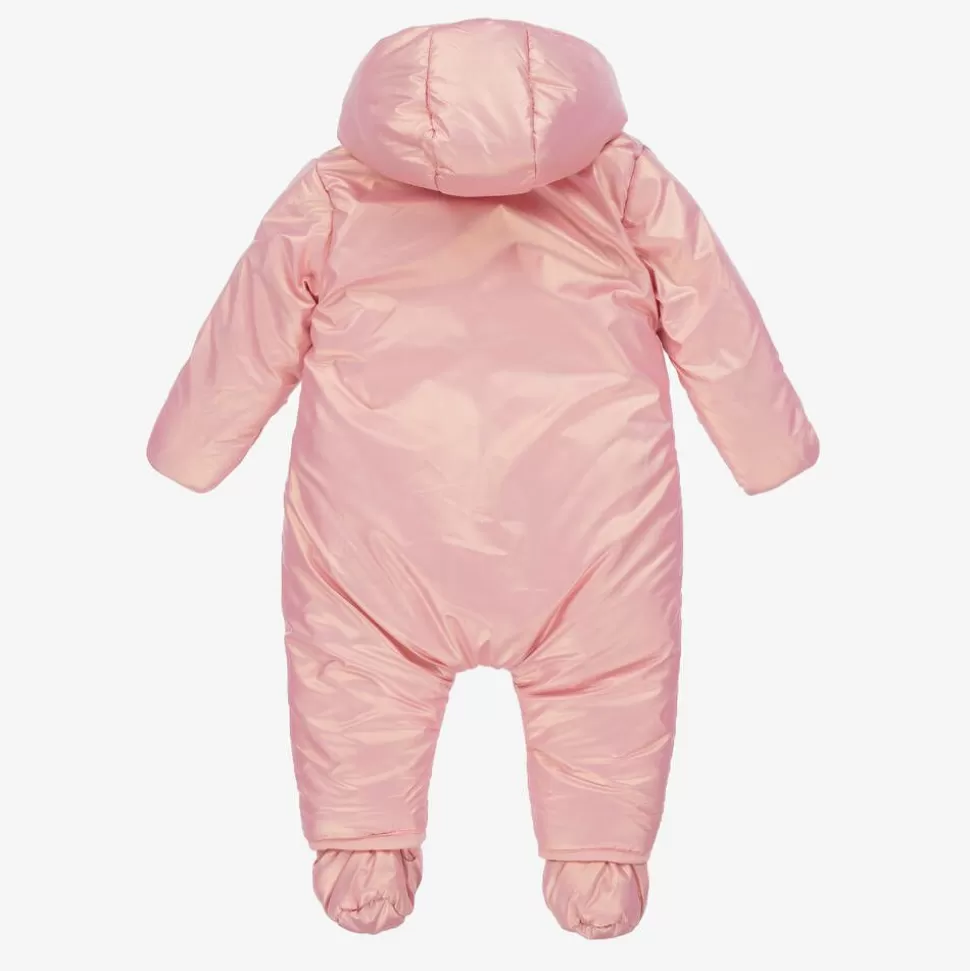Carrément Beau Pink Hooded Baby Girls Snowsuit^ Snowwear