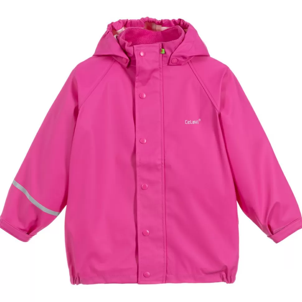 CeLaVi Pink Hooded Raincoat^BOY Coats & Jackets | Coats & Jackets