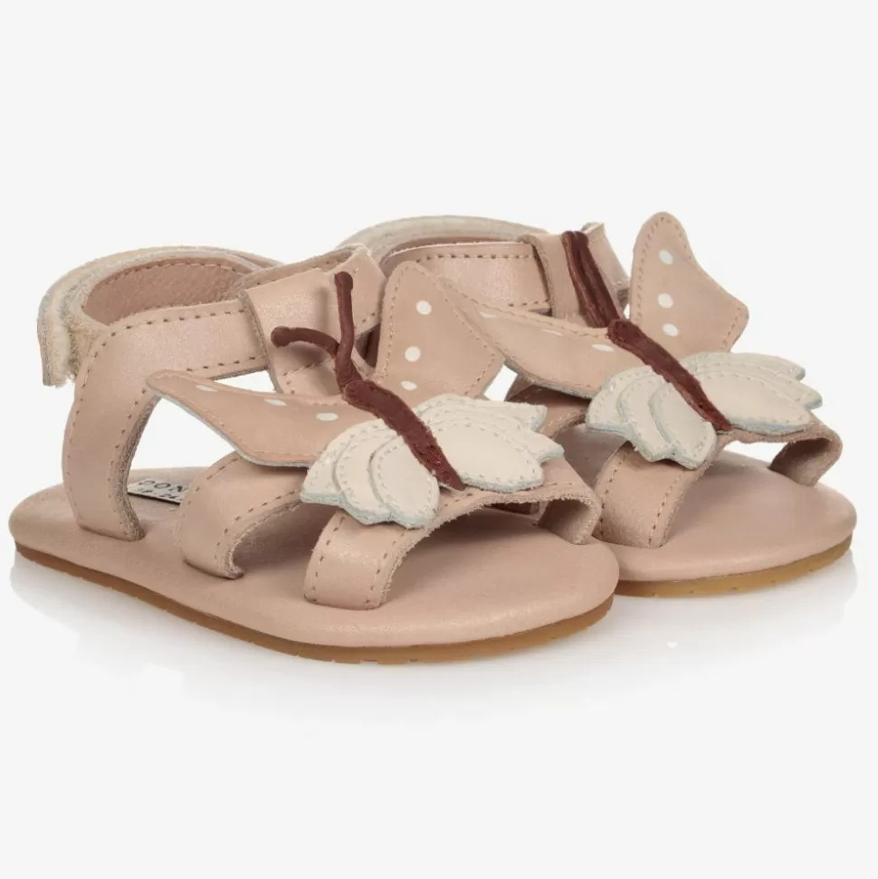 Donsje Pink Leather Baby Sandals^ Sandals | Sandals