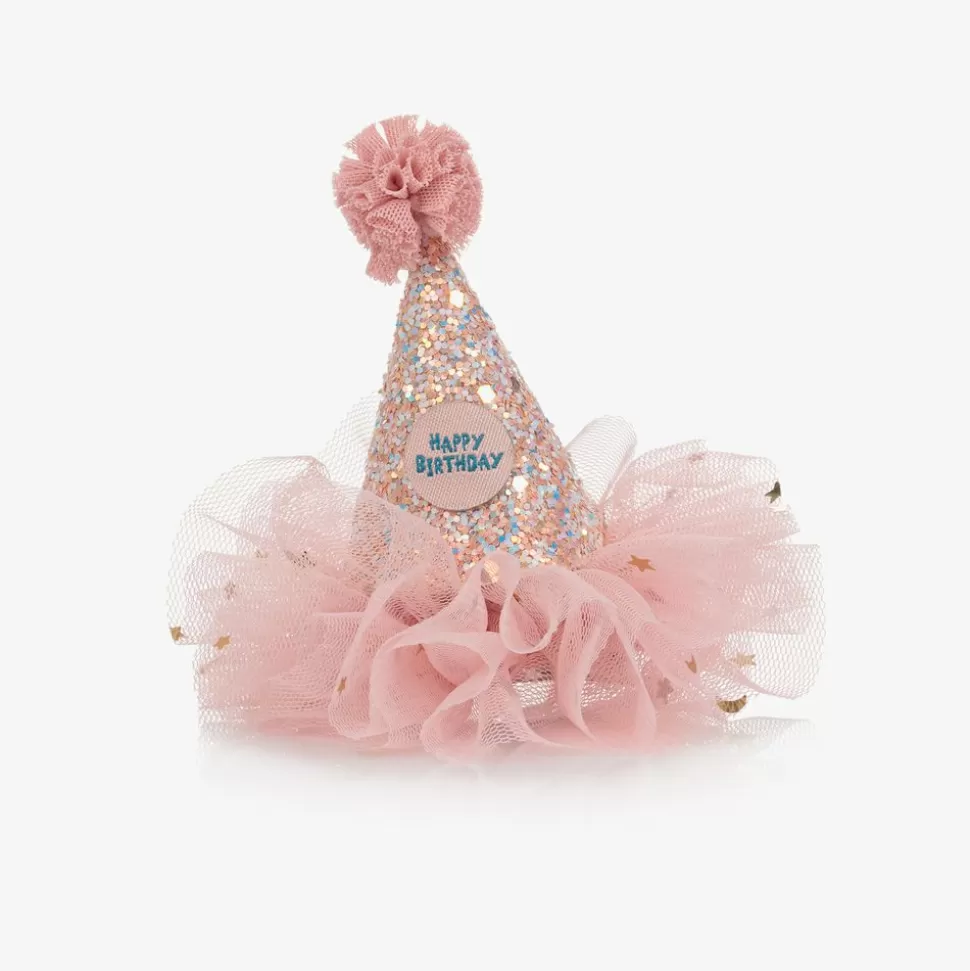 Souza Pink Party Hat Hair Clip (9cm)^ Hair Accessories