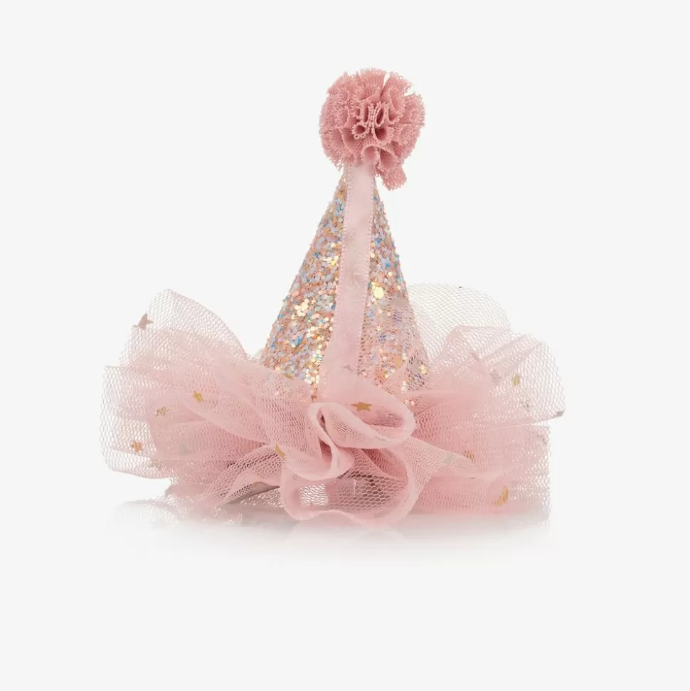 Souza Pink Party Hat Hair Clip (9cm)^ Hair Accessories