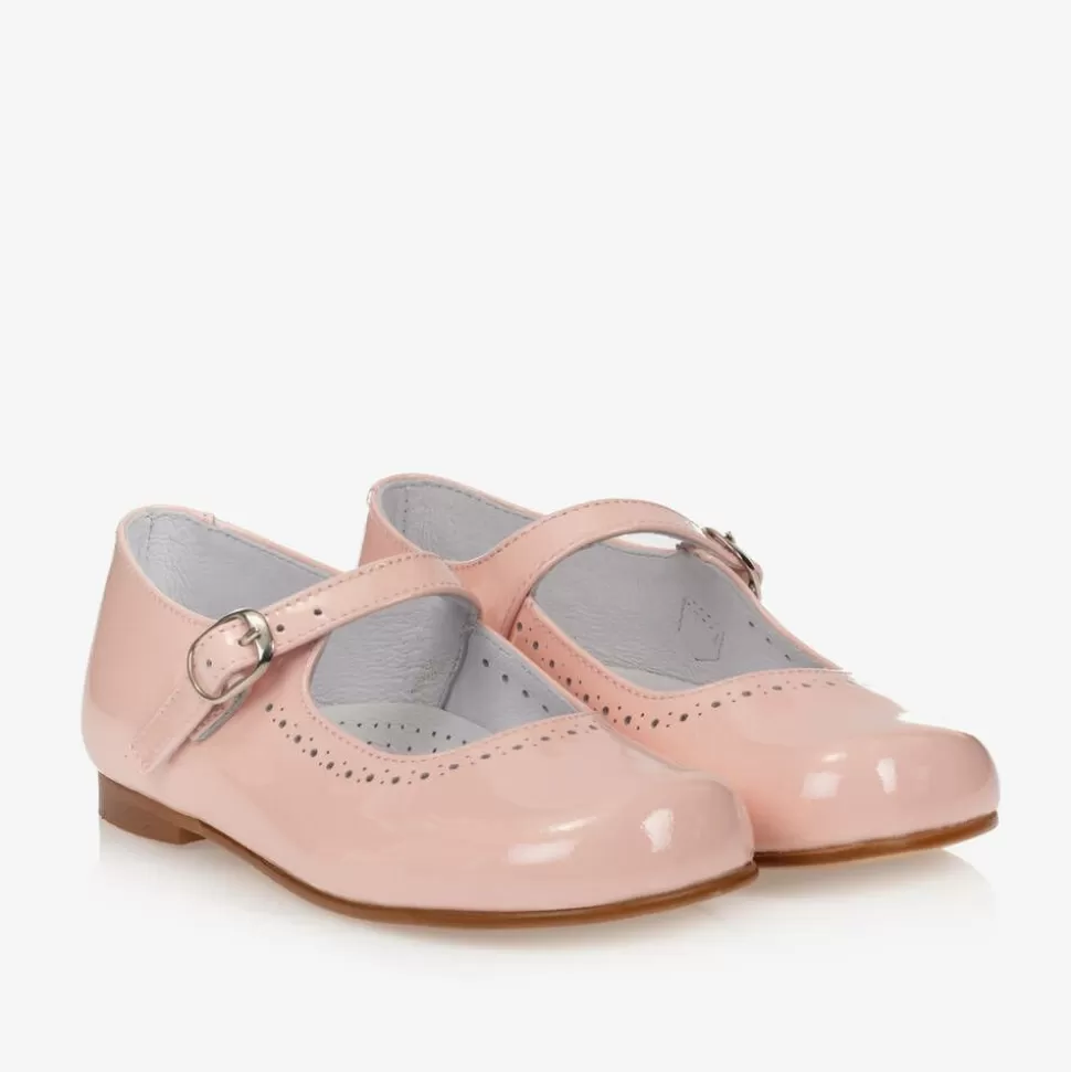 Childrens Classics Pink Patent Leather Shoes^ Bar Shoes | Bar Shoes