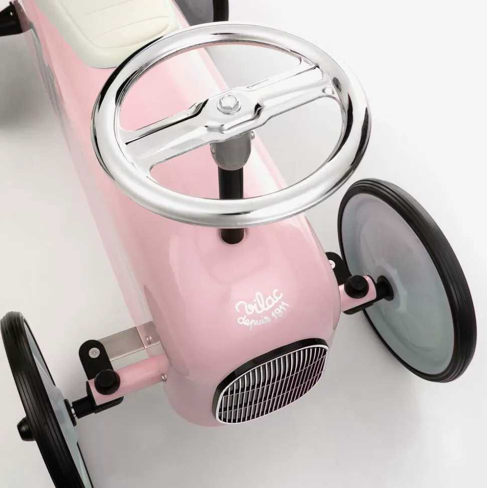 Vilac Pink Ride-On Vintage Car (76cm)^ Gifts