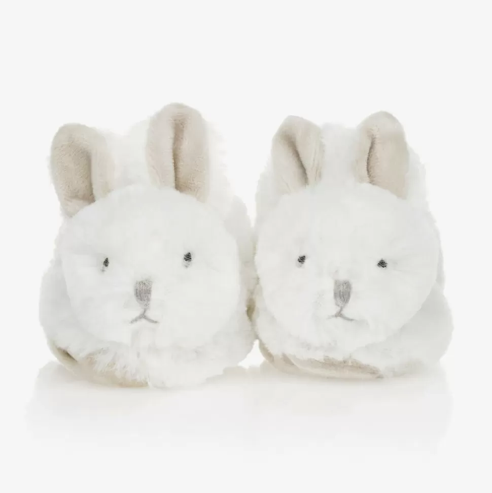 Doudou et Compagnie Plush Rattle Baby Slippers^ Booties | Booties