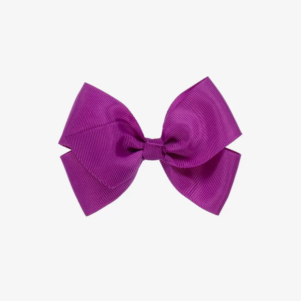 Bowtique London Purple Bow Hair Clip (10cm)^ Hair Accessories