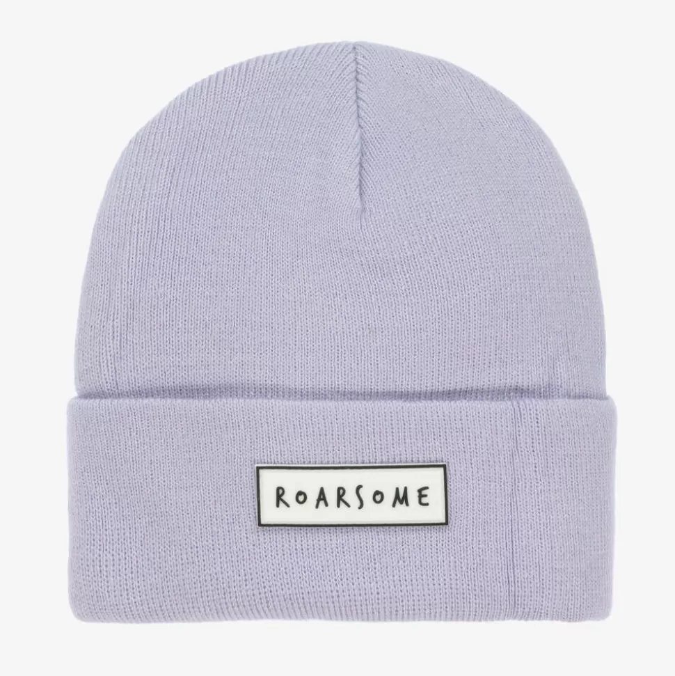 Roarsome Purple Knitted Beanie Hat^ Hats