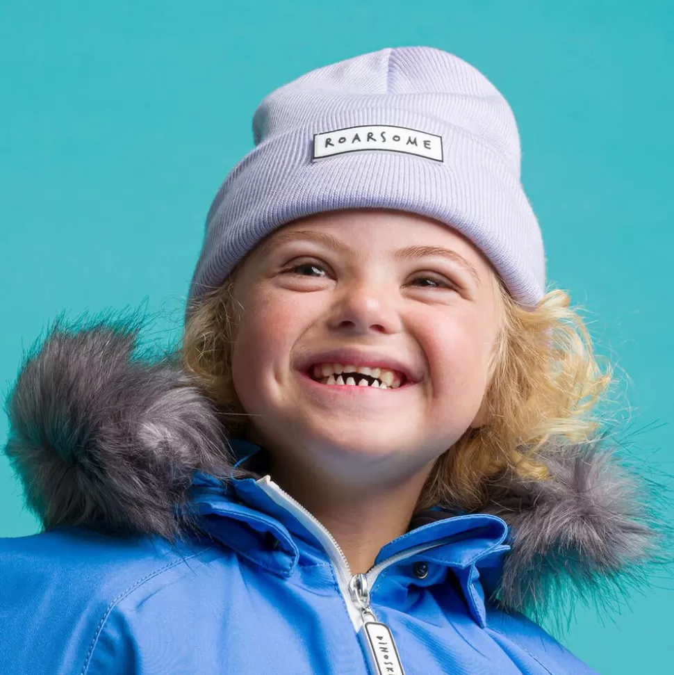 Roarsome Purple Knitted Beanie Hat^ Hats
