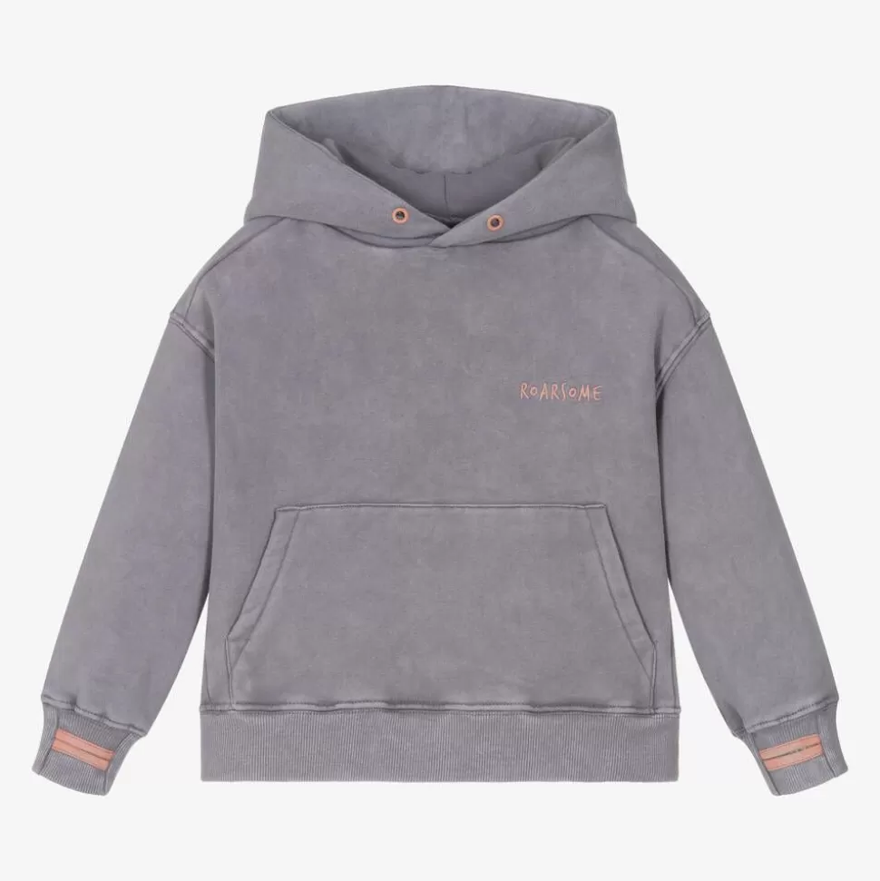 Roarsome Purple Organic Cotton Unicorn Hoodie^ Tops