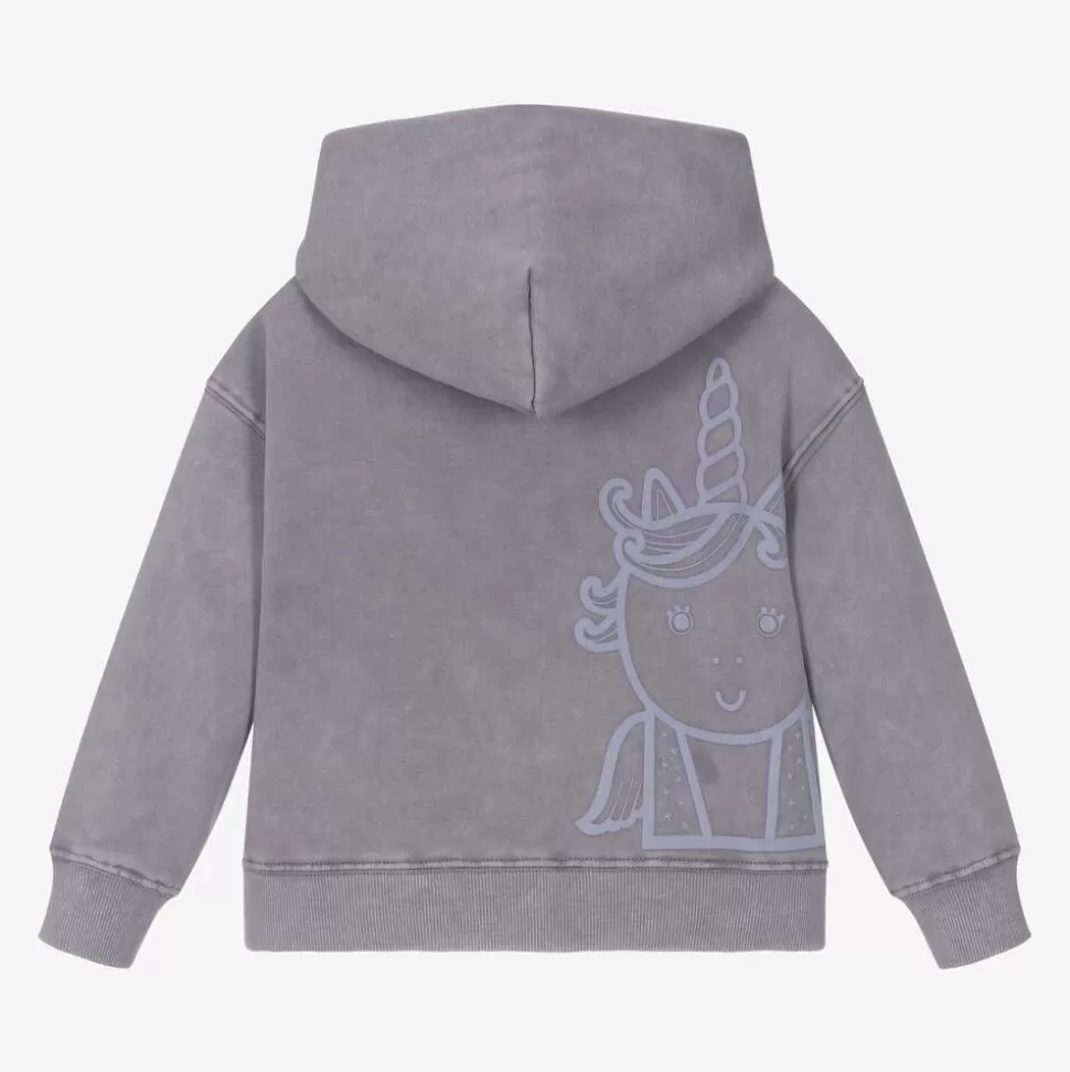 Roarsome Purple Organic Cotton Unicorn Hoodie^ Tops