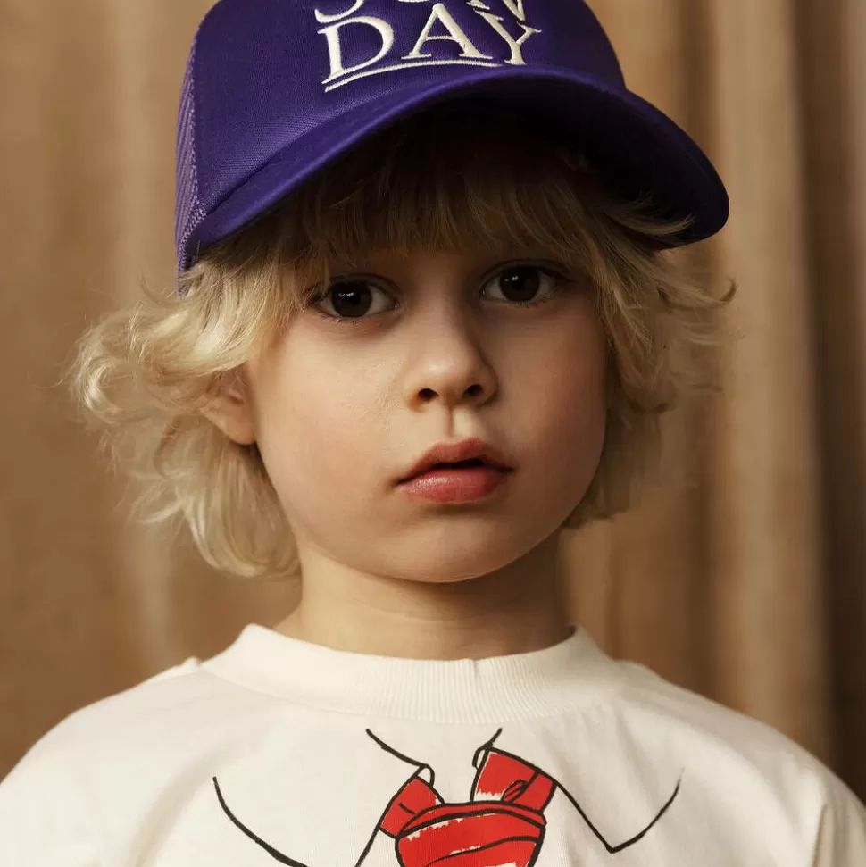 Mini Rodini Purple Sunday Cap^BOY Hats | Hats