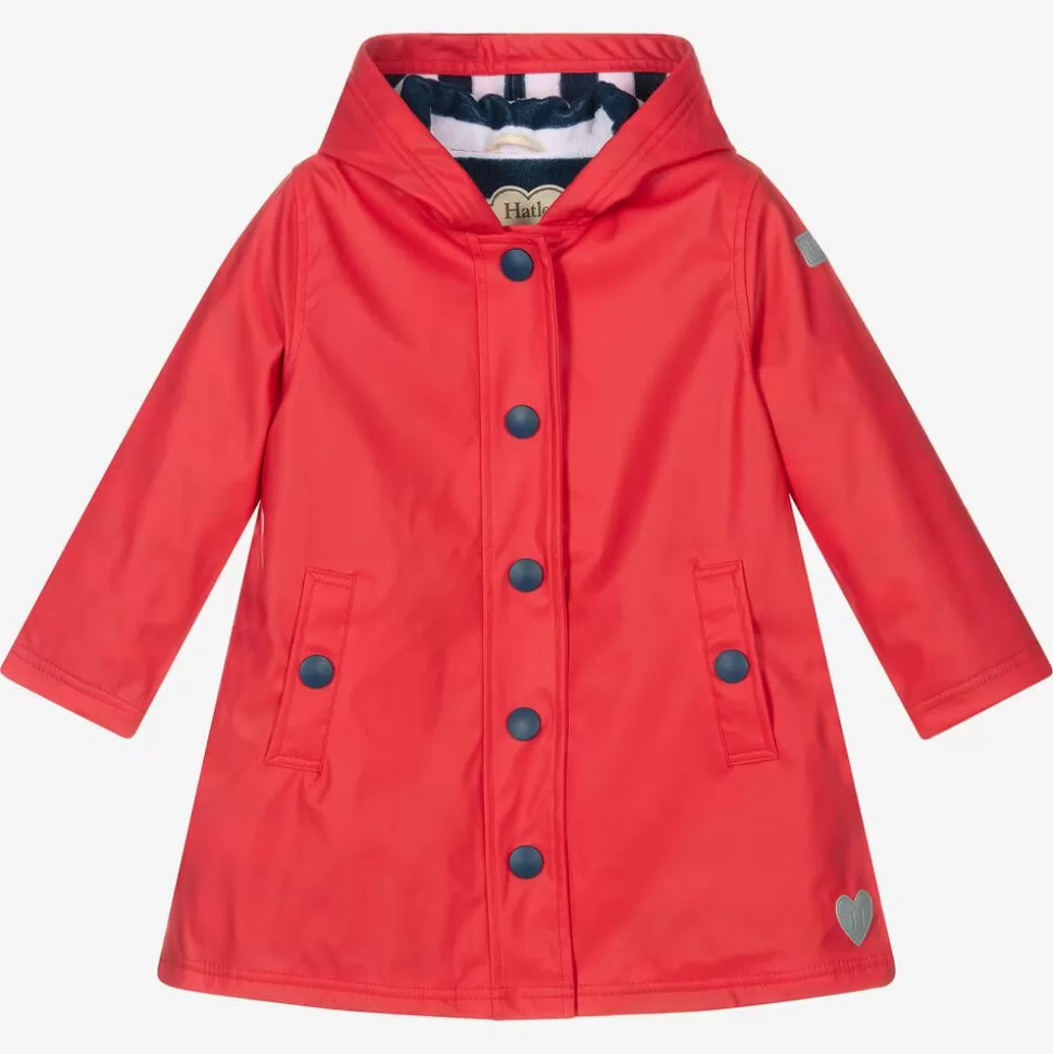 Hatley Red Hooded Raincoat^BOY Coats & Jackets | Coats & Jackets