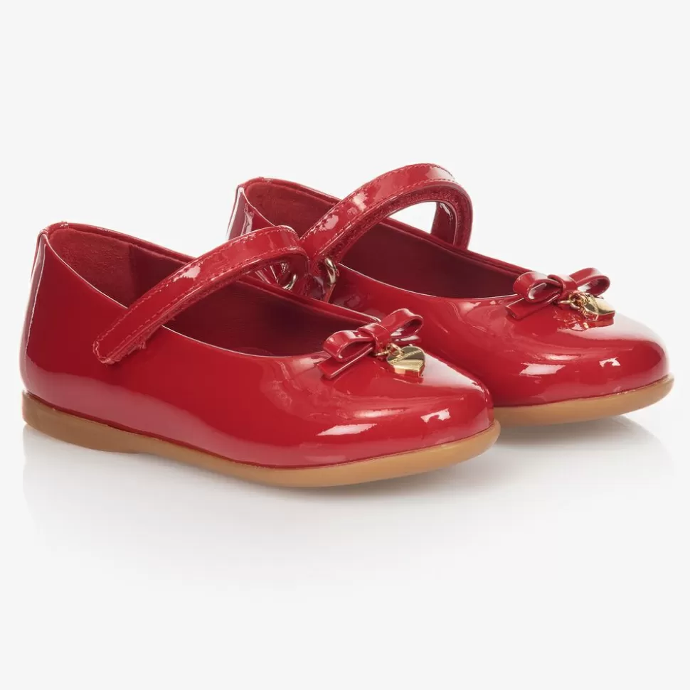 Dolce amp; Gabbana Red Patent Leather Shoes^ Bar Shoes