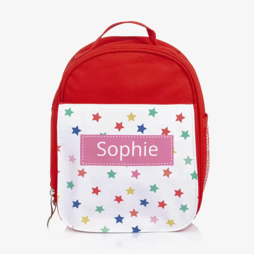 Treat Republic Red Personalised Star Lunch Bag (24cm)^ Lunch Accessories